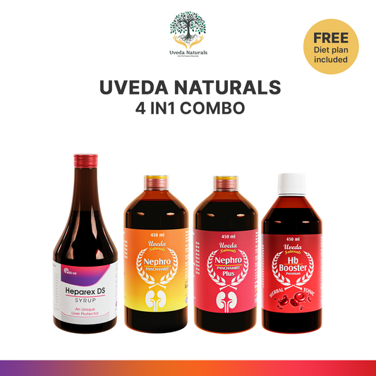 Uveda Naturals 4 in 1  Combo