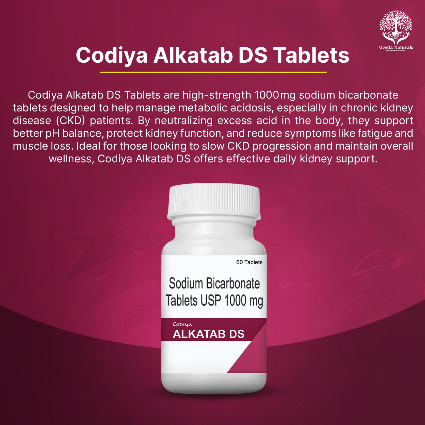 Codiya Alkatab DS Pack of 60 Tablets