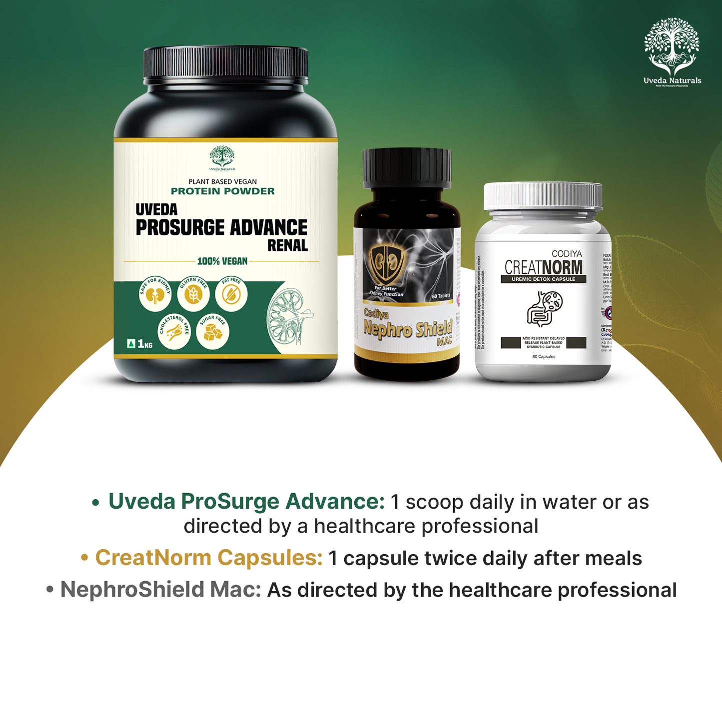 NephroShield CreatNorm & ProSurge Advanced Dialysis Support Combo