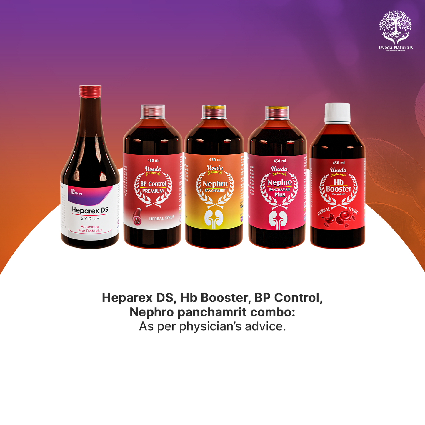 Uveda Naturals 5 in 1 Combo