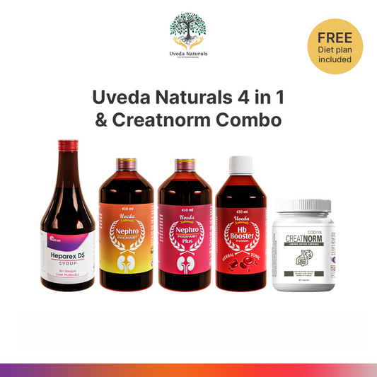 Uveda Naturals 4 in 1  Creatnorm Combo