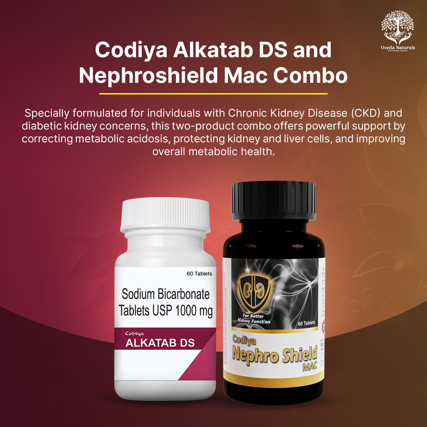 Codiya Alkatab DS and Nephroshield Mac Combo