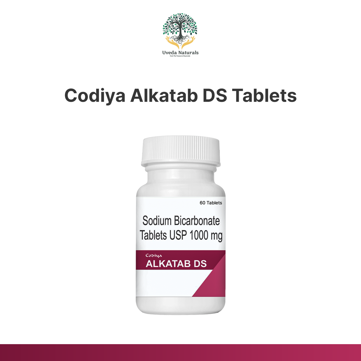 Codiya Alkatab DS Pack of 60 Tablets – Uveda Naturals