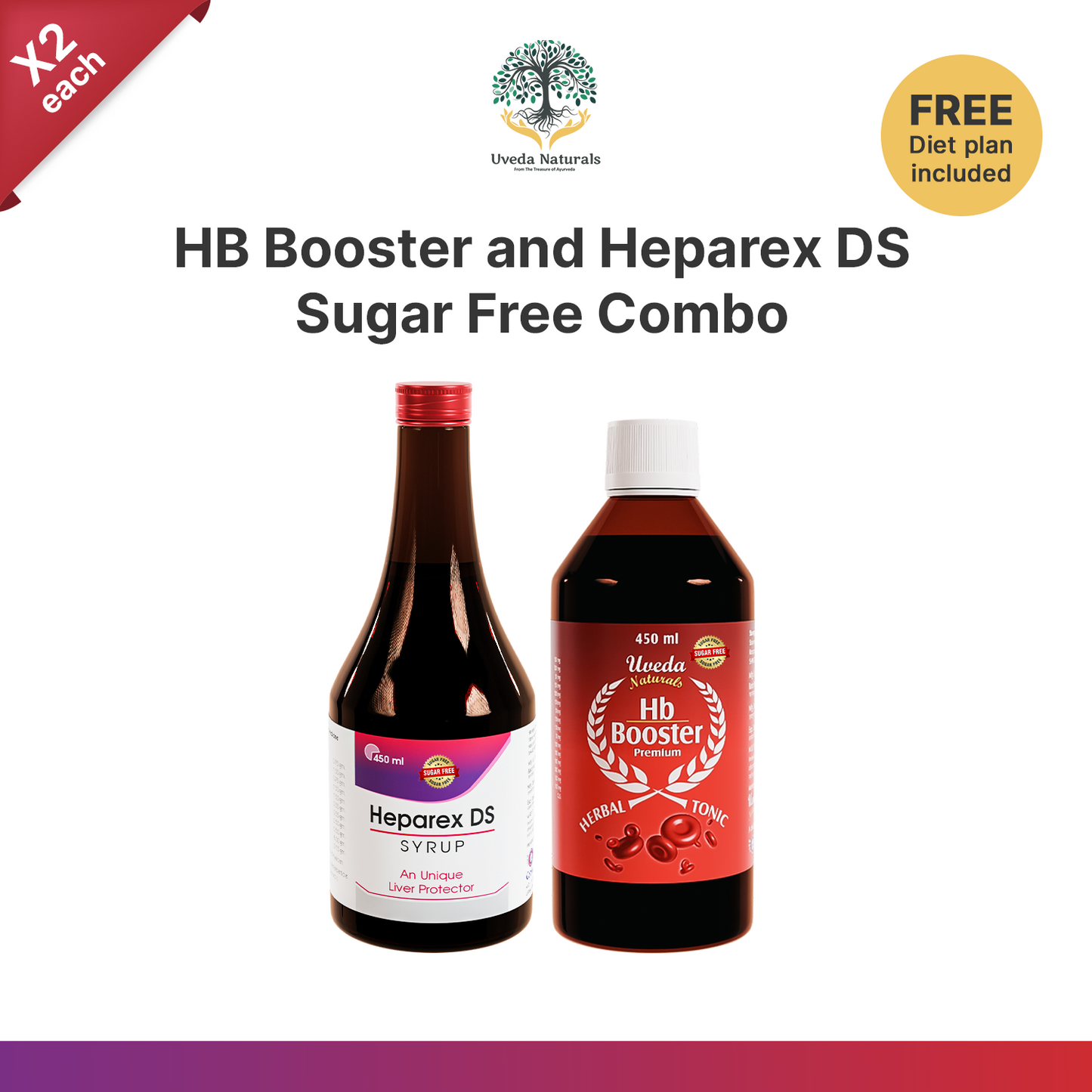 HB Booster and Heparex DS Sugar Free Combo