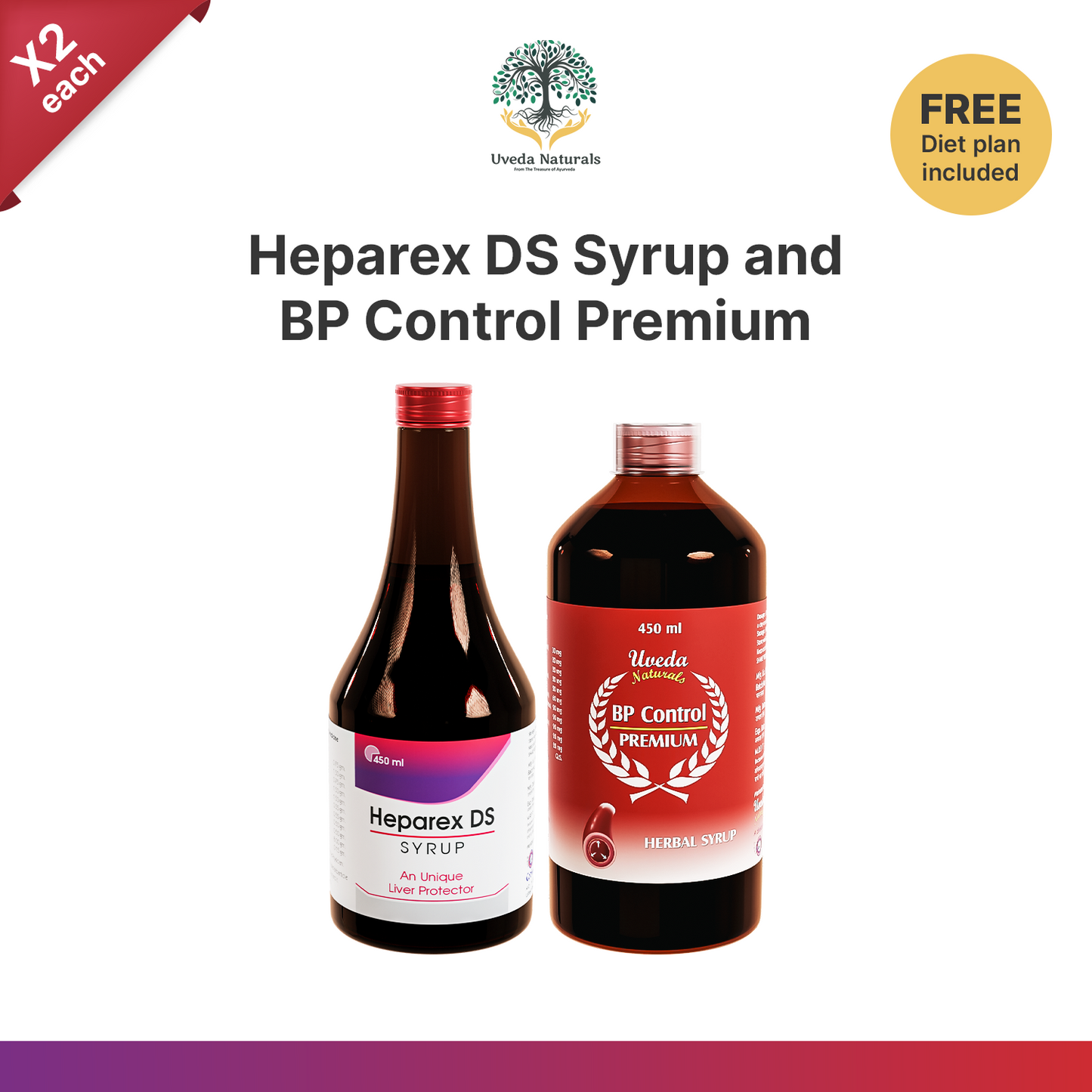 Heparex DS and BP Control Premium Combo