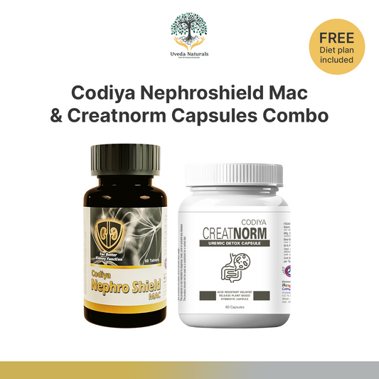 Codiya Nephroshield Mac & Creatnorm Capsules Combo