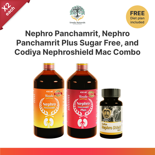 Nephroshield & Nephro Panchamrit and Nephro Panchamrit Plus Sugar Free Combo
