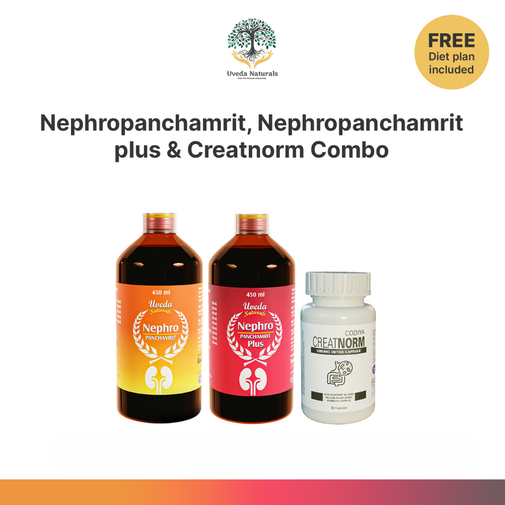 Nephropanchamrit Nephropanchamrit plus & Creatnorm Combo – Uveda Naturals