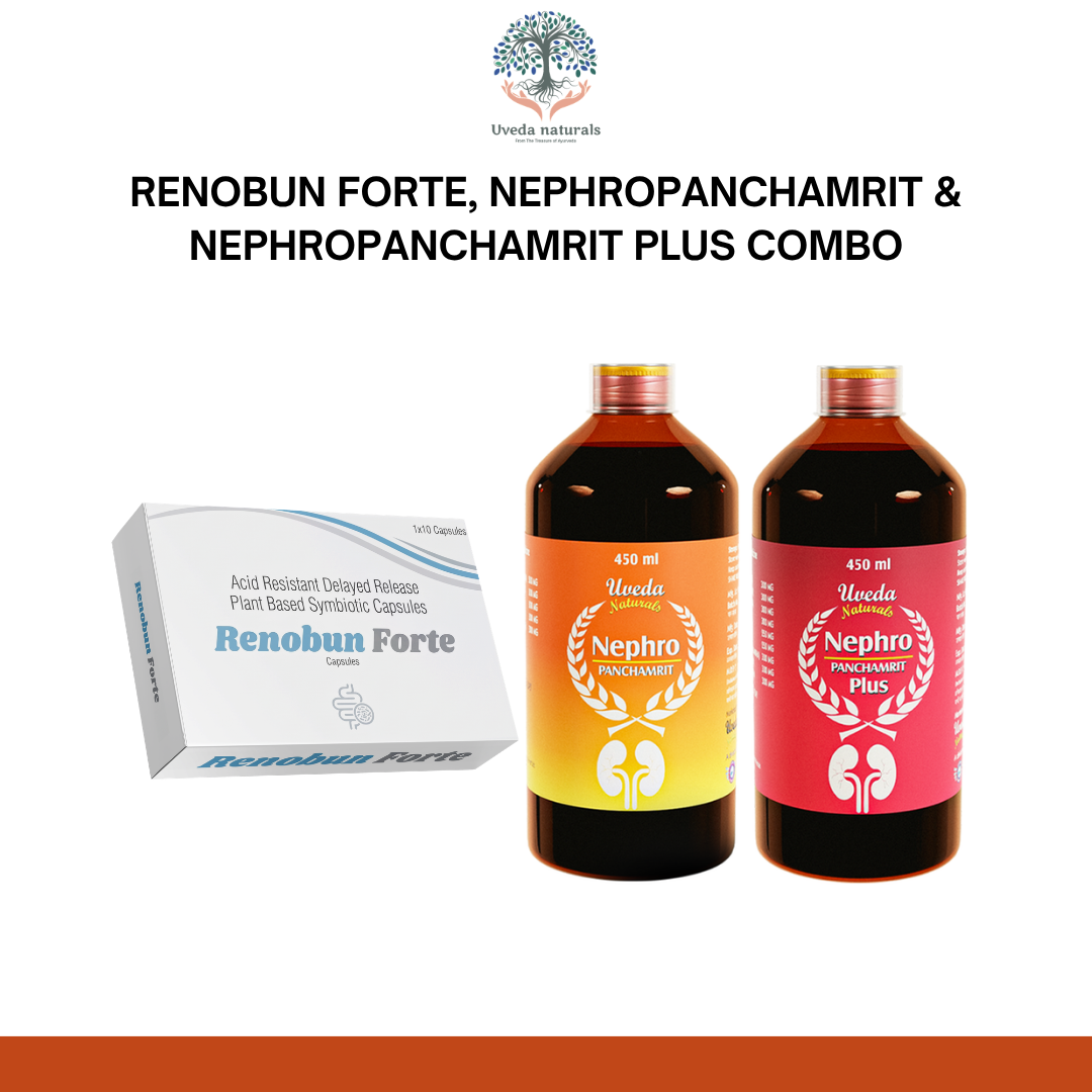 Renobun Forte, NephroPanchamrit & NephroPanchamrit Plus Combo | 30 Days